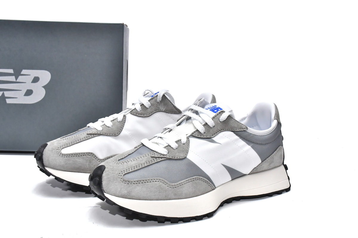 N*w B*lance 327 White Grey  MS327LAB