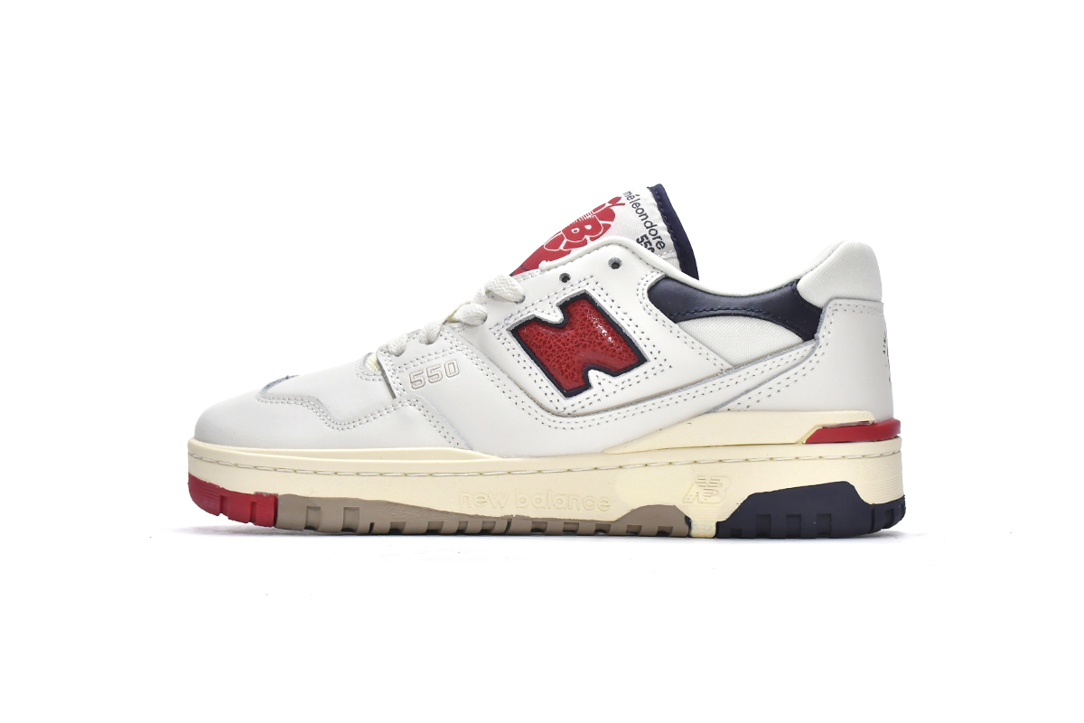 Aimé Leon Dore x N*w B*lance 550 White Red Navy BB550A3