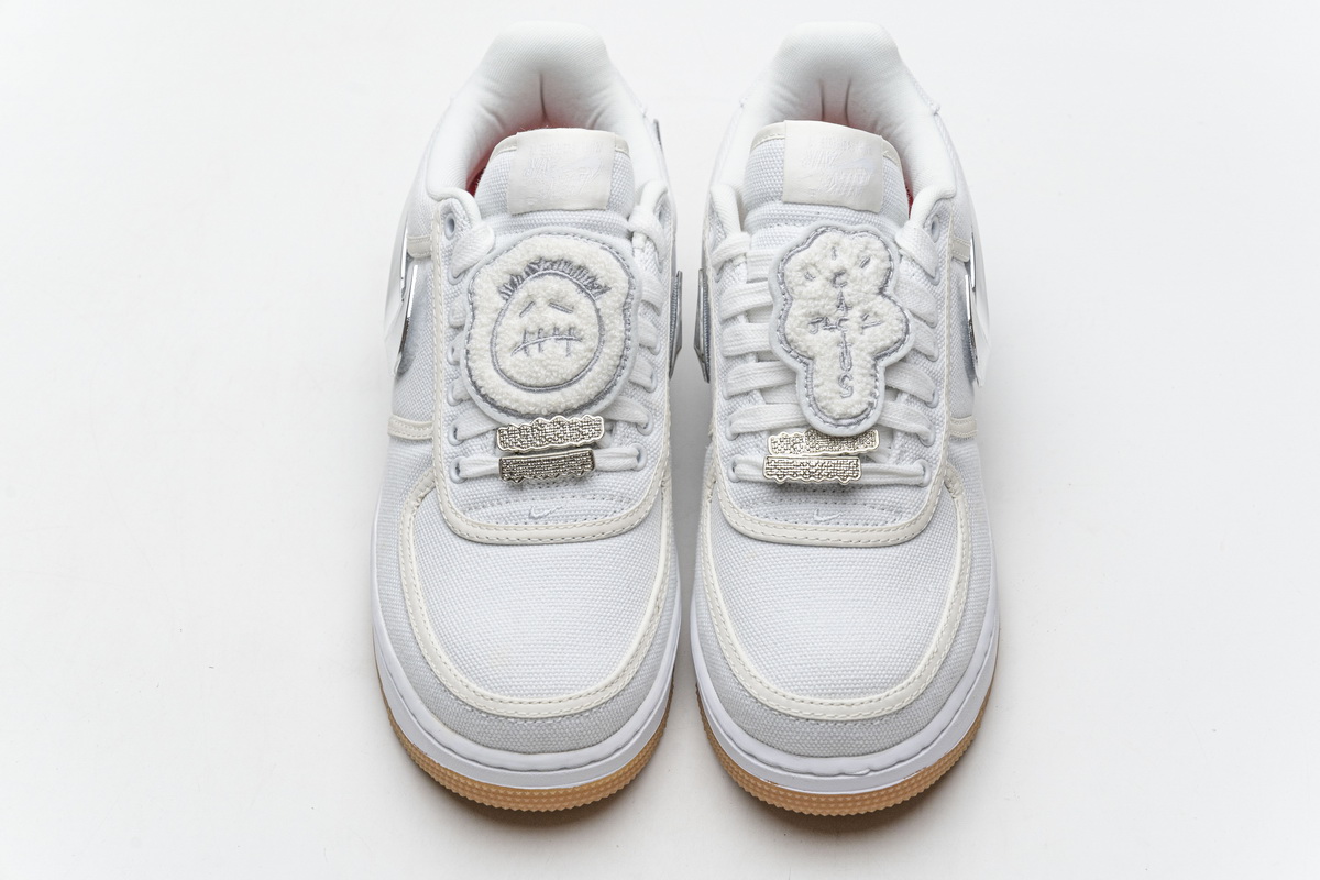 Travis Scott x Nike Air Force 1“White” AQ4211-100