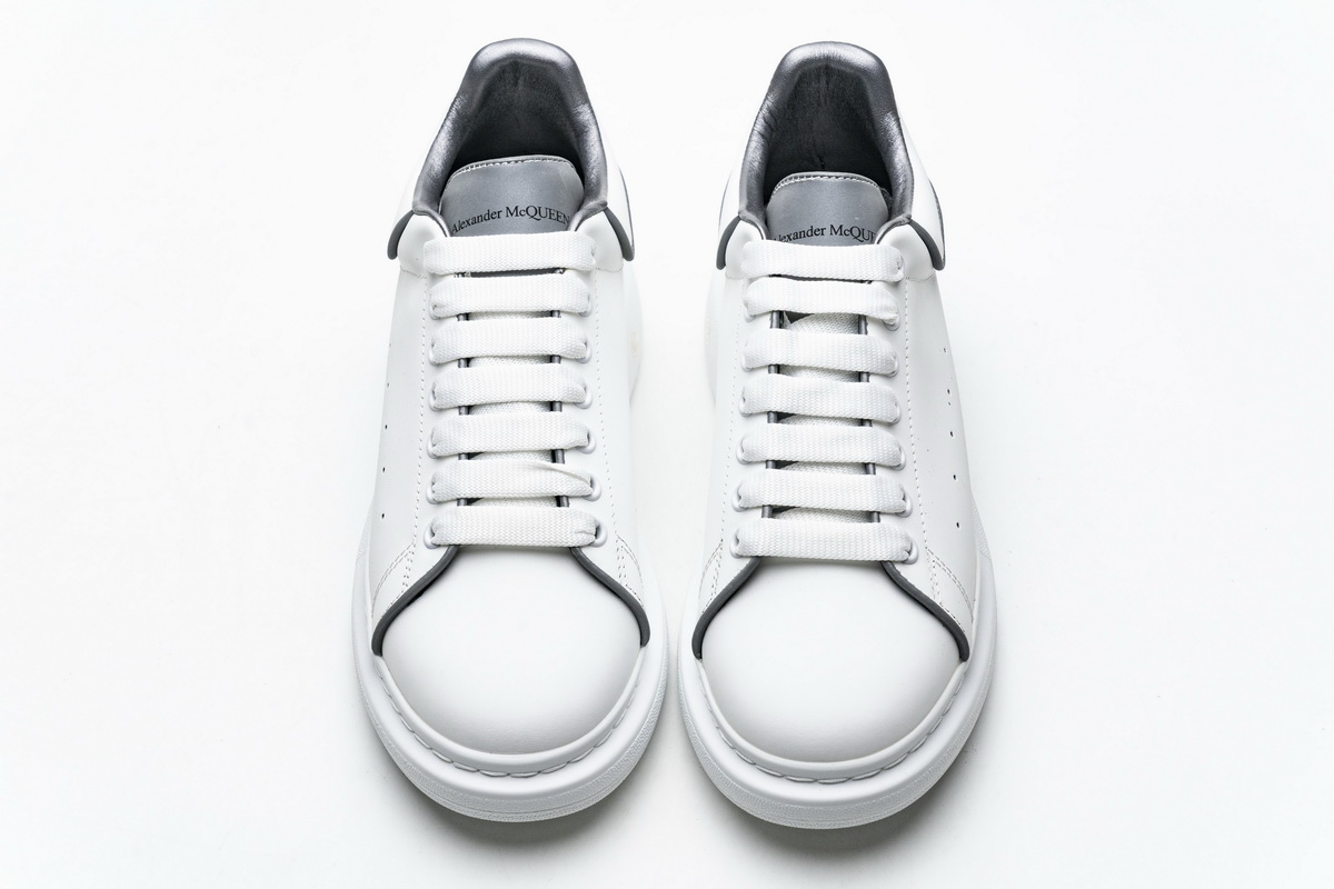 Alexander McQueen Sneaker White Grey  553770 9076