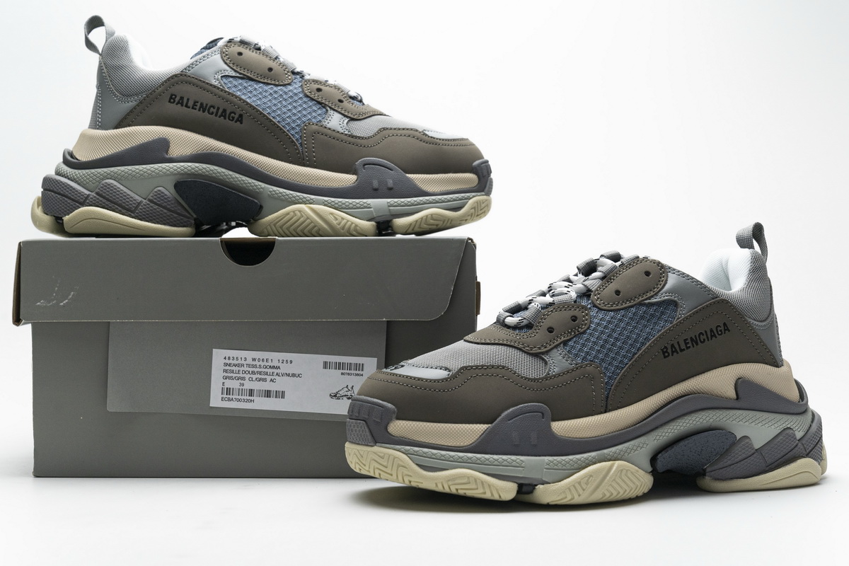 Ba***ci*ga Triple S Grey  483513 W06E1 1259