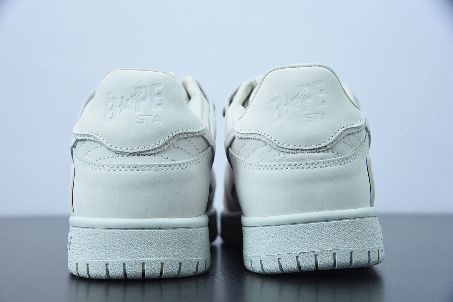 A Bathing Ape Bape SK8 Sta Triple White 1G801009I