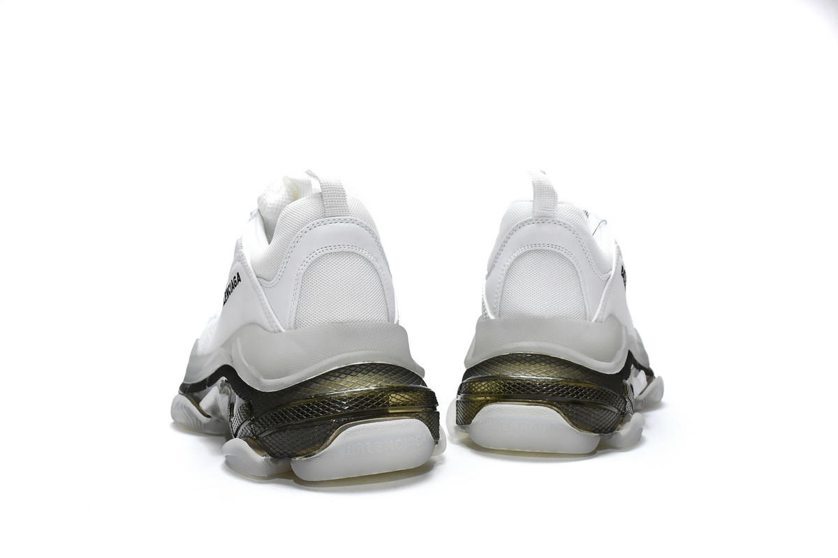 Ba***ci*ga Triple S White Carbon Ash  544351 W0901 9001