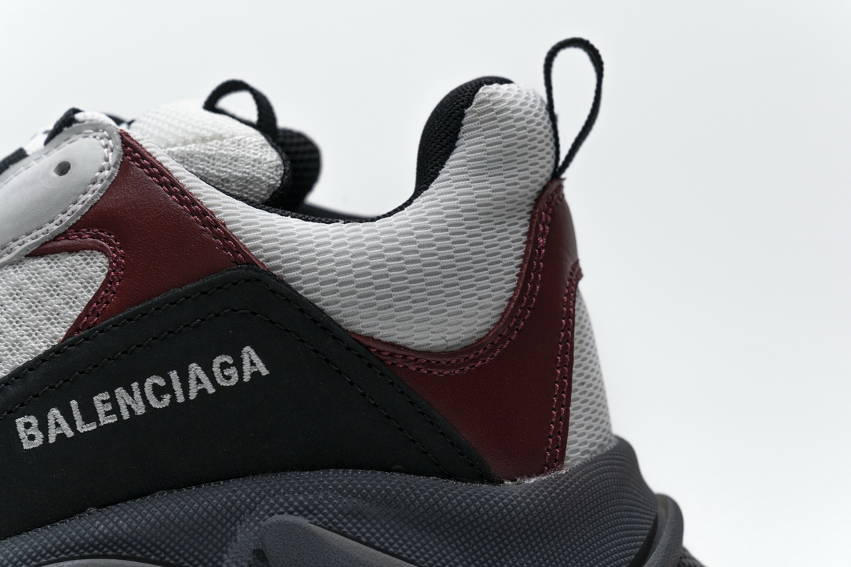 Ba***ci*ga Triple S Black Brown Red  541624 W09O1 2268