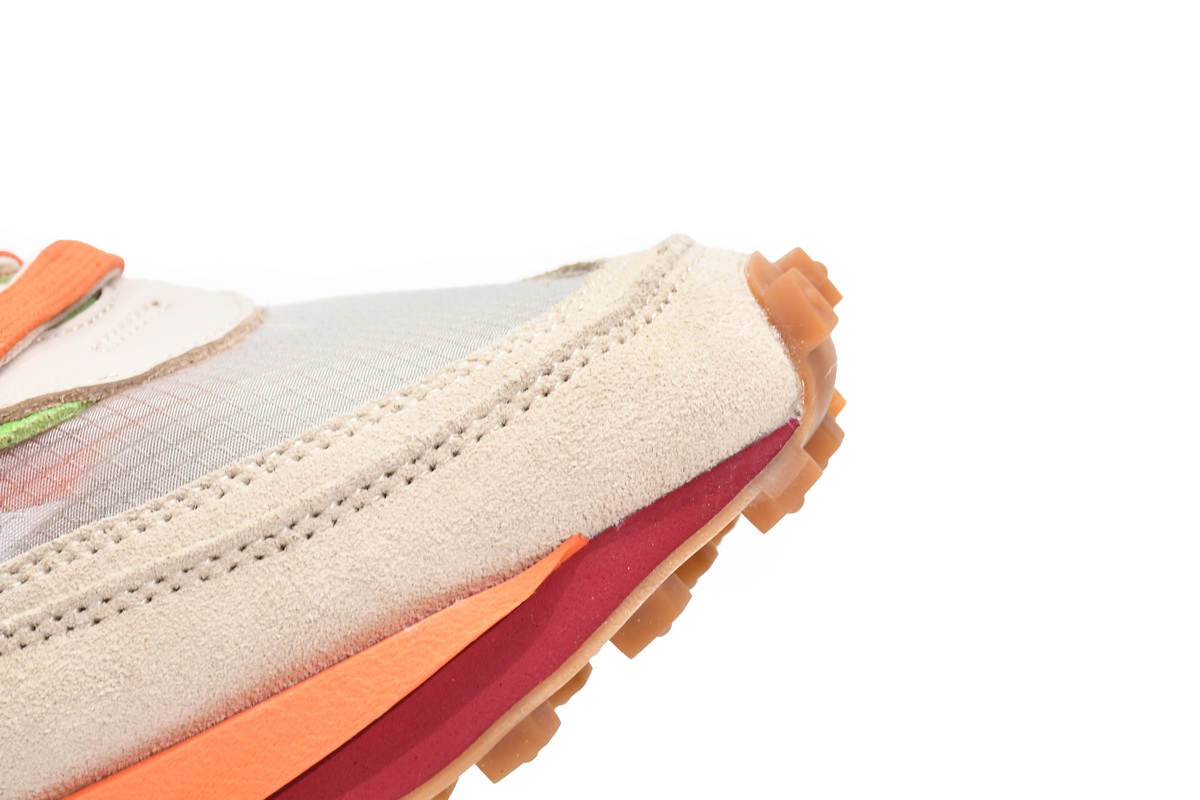 CLOT x sacai x Nike LDWaffle Orange Blaze DH1347-100