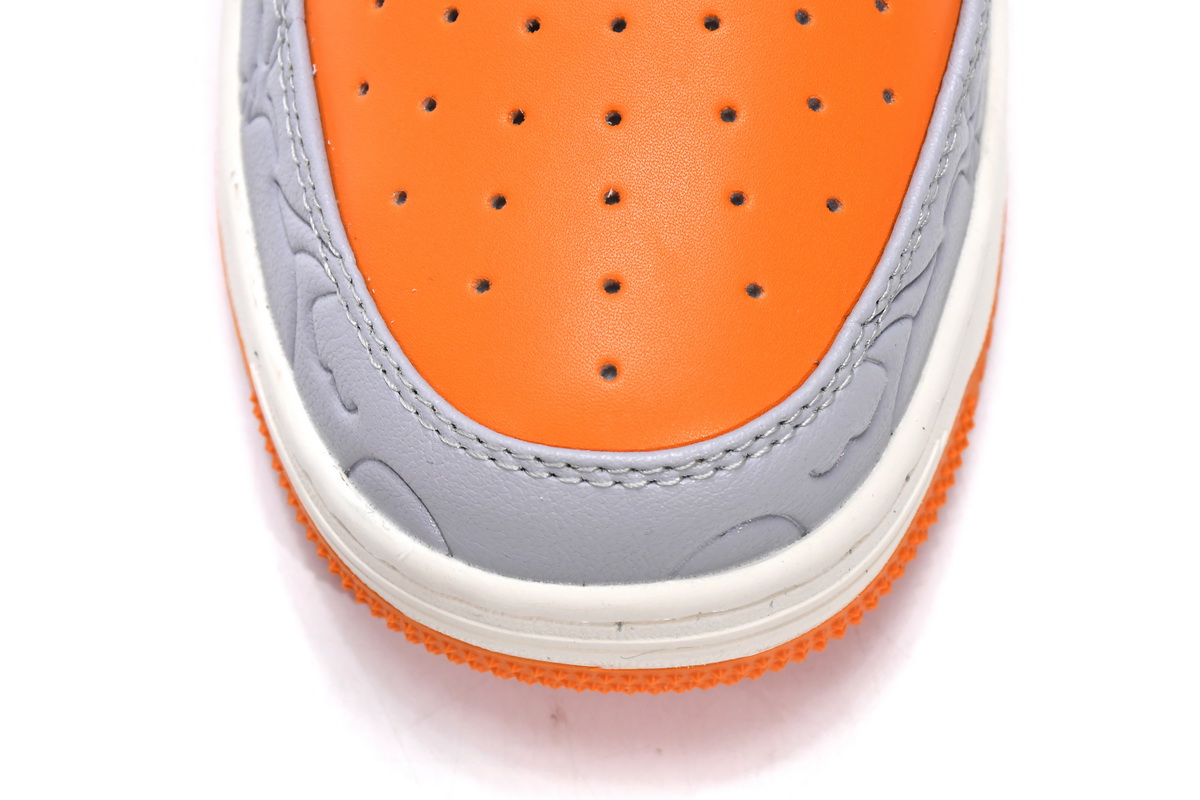 A Bathing Ape Bape Sta Low Grey Orange  1H70-291-002