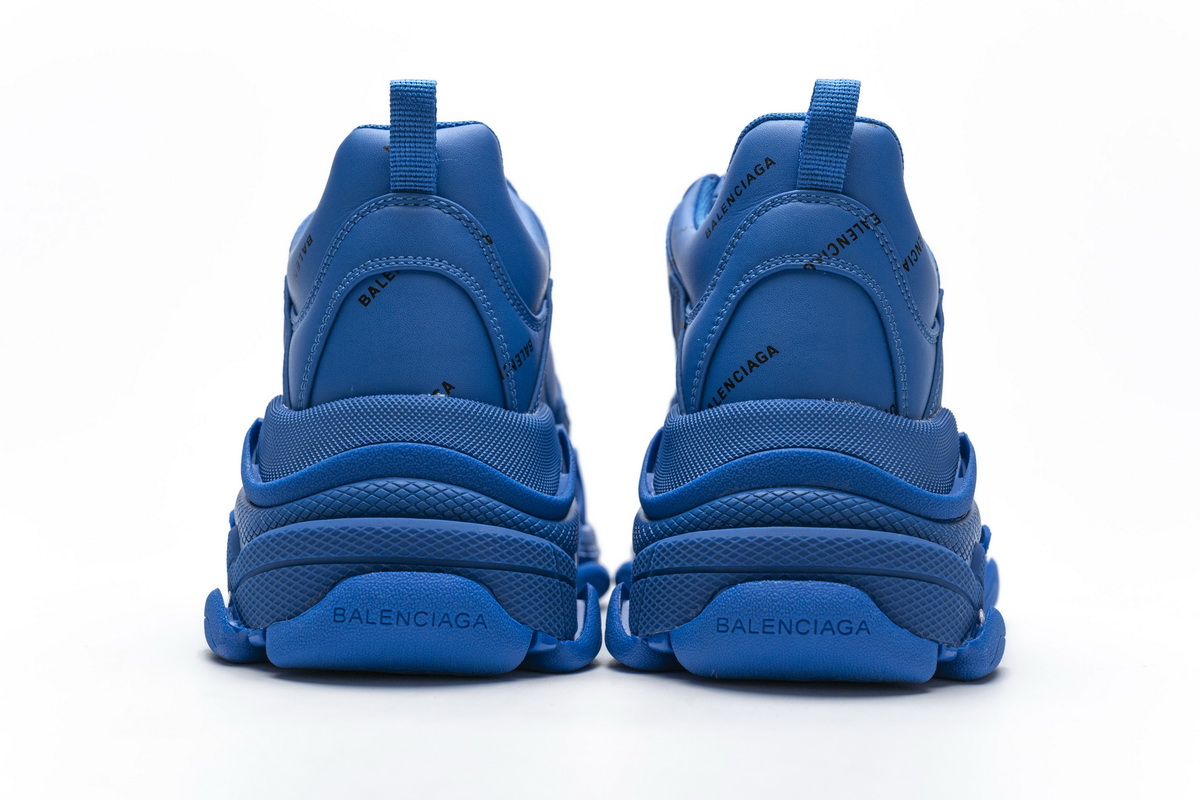 Ba***ci*ga Triple S Letter Blue  536737 W06E2 0848