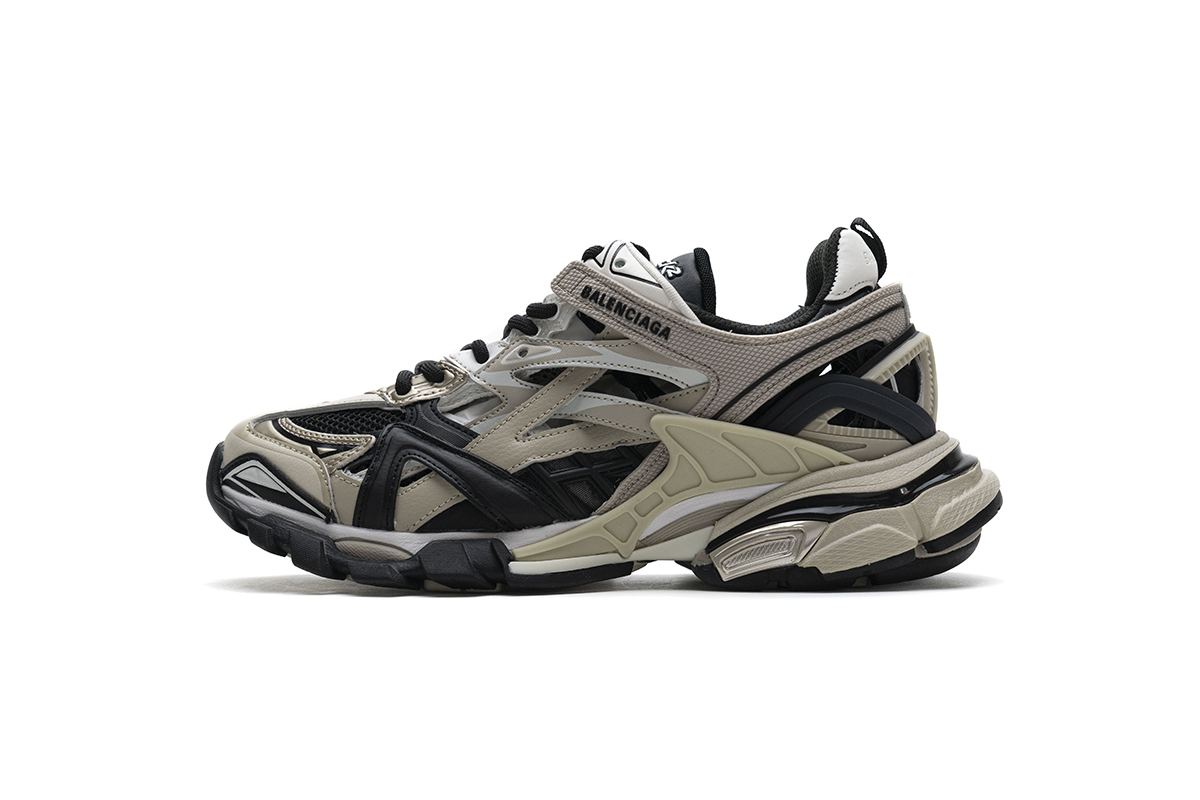 Ba***ci*ga Track 2 Sneaker Champagne Black   570391 W2GN9 2009