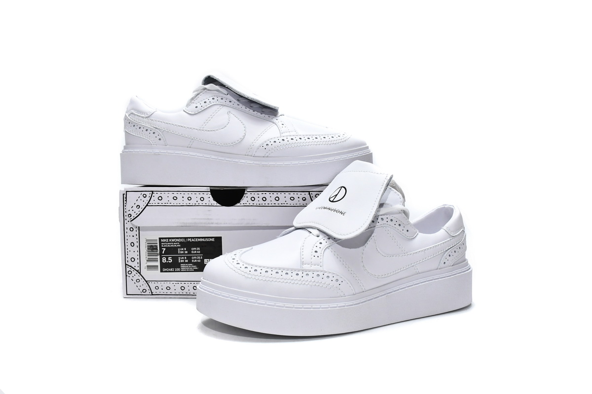 PeaceMinusone x Nike Kwondo 1 White   DH2482-100