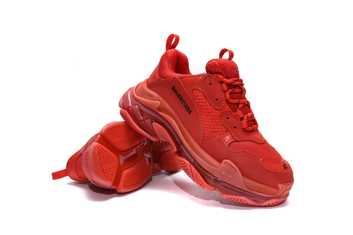 Ba***ci*ga Triple S Dark Red   541624 W09O1 6500