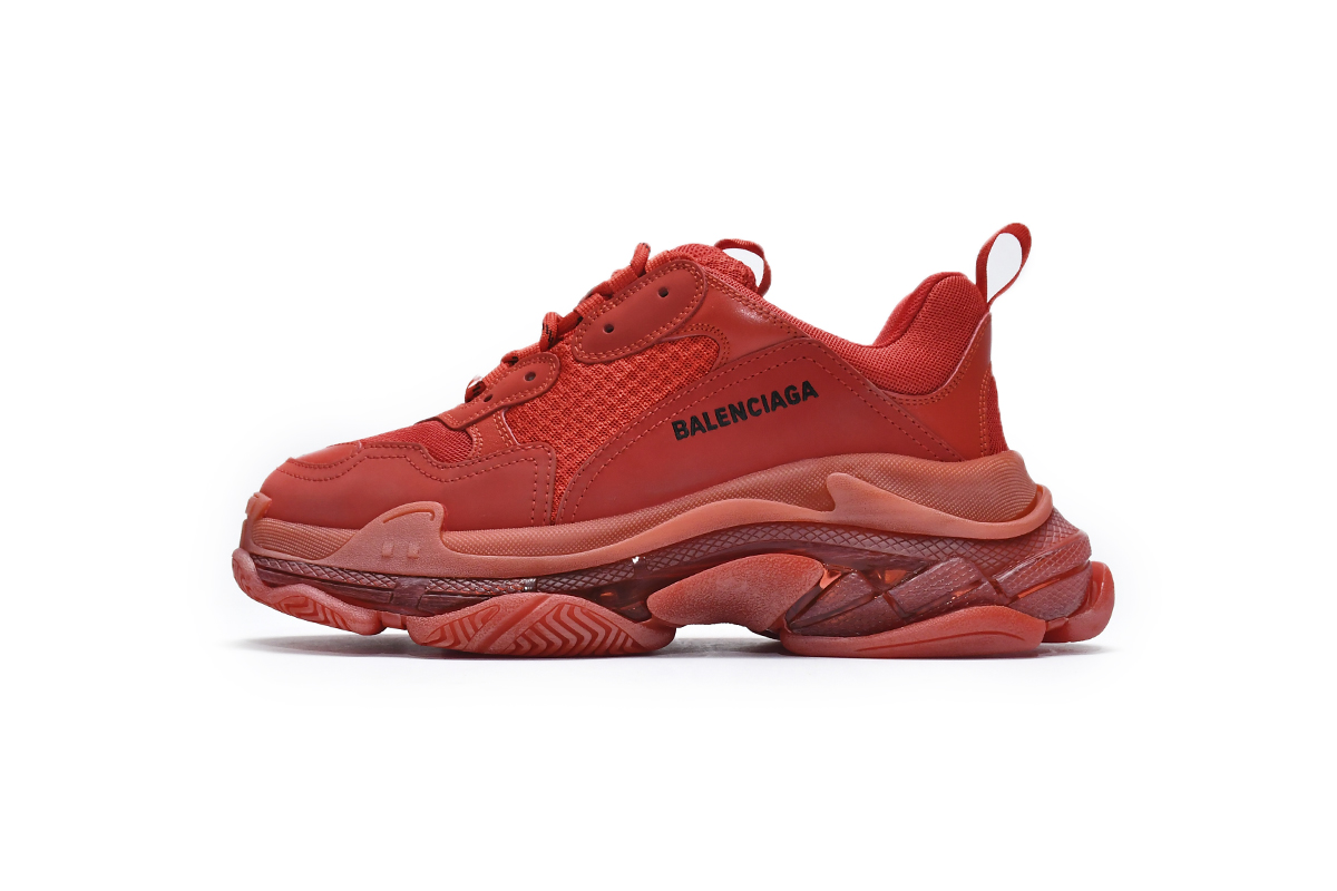Ba***ci*ga Triple S Dark Red   541624 W09O1 6500