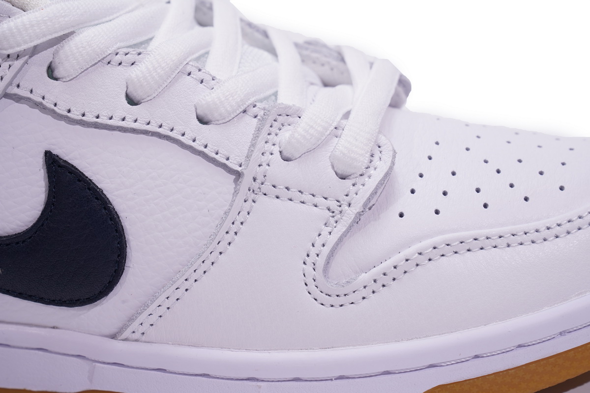 Nike SB Dunk Low Pro Orange Label White Navy  CZ2249-100
