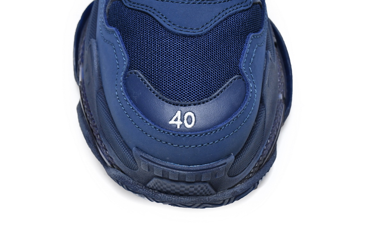 Ba***ci*ga Triple S Dark Blue  541624 W091 4107