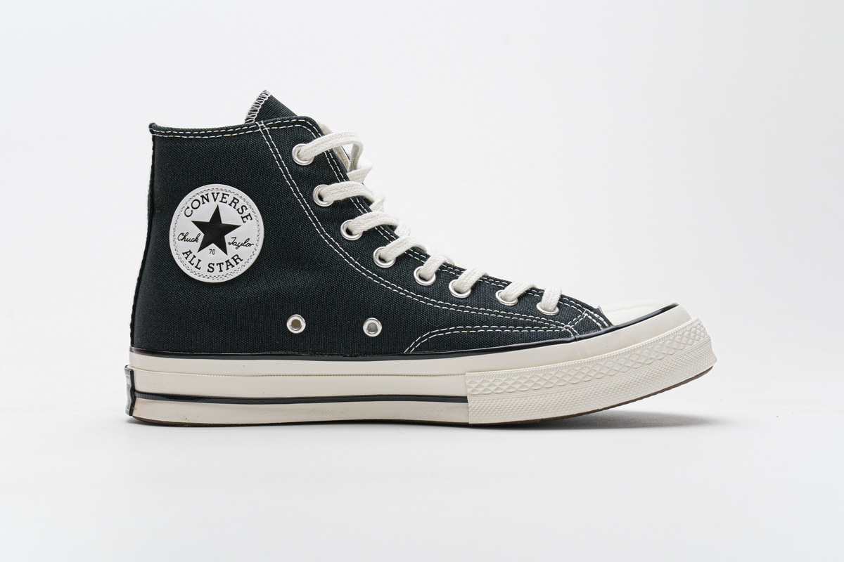 Converse Chuck 70 HI Black Egret  162050C