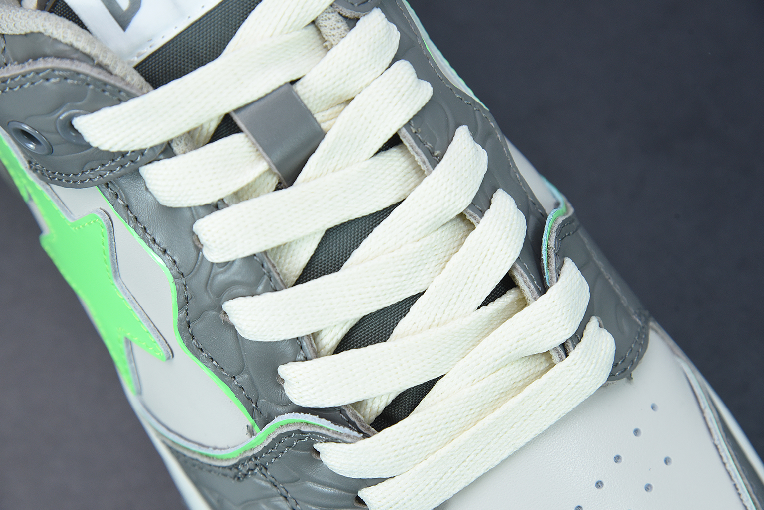 A Bathing Ape Bape SK8 Sta Grey Green 1G70191034