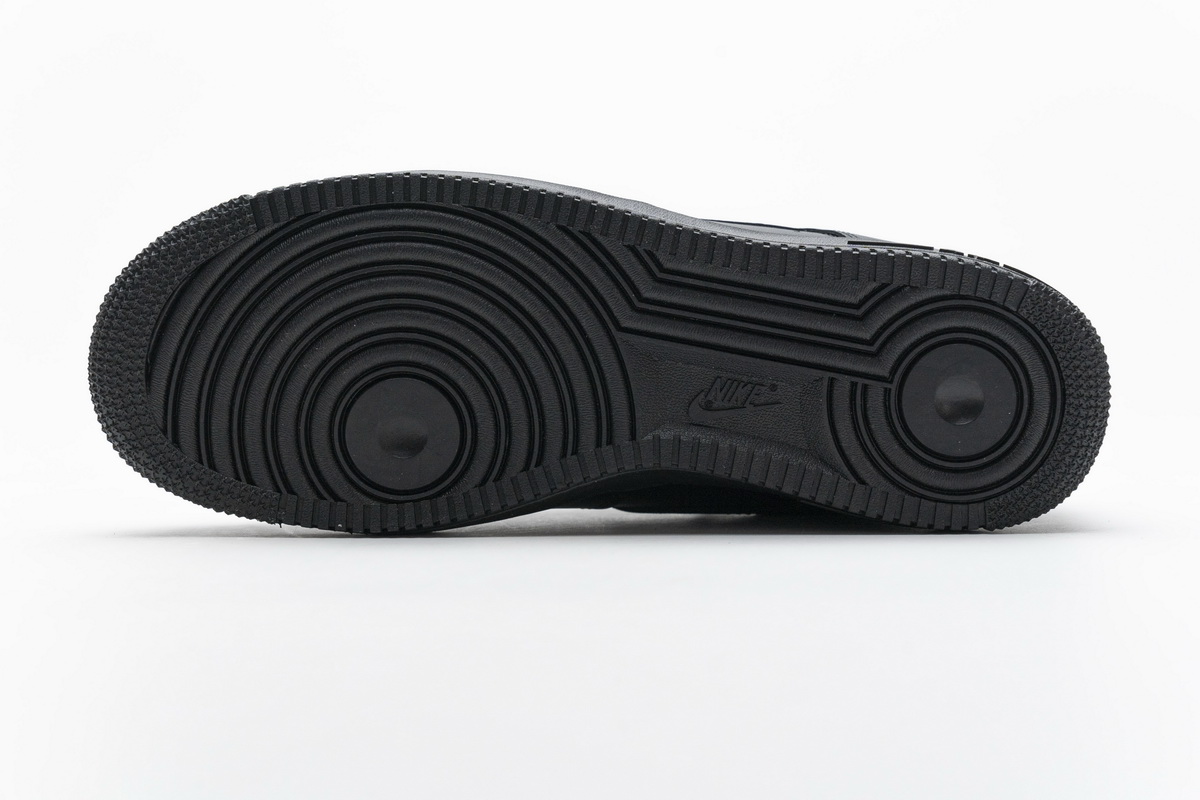 Supreme x Nike Air Force 1 Low Black  CU9225-001