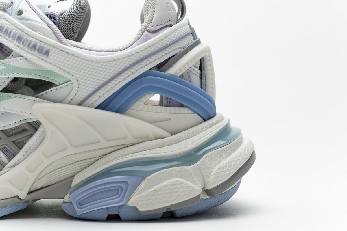Ba***ci*ga Track 2 Sneaker White Light Blue   568615 W2GN3 9045