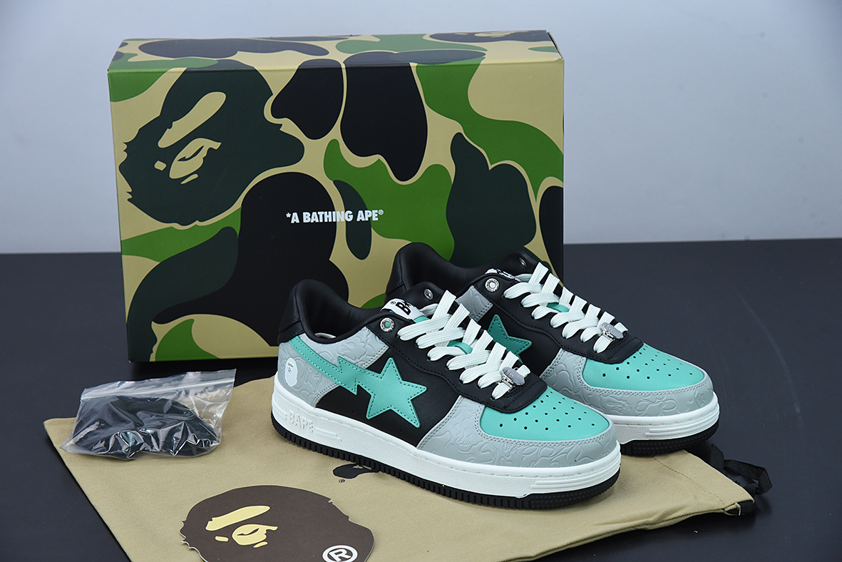 A Bathing Ape Bape Sta Low Grey Green 1H70191002