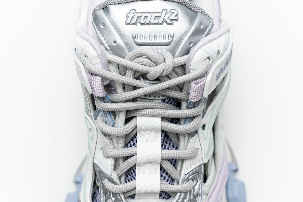 Ba***ci*ga Track 2 Sneaker White Light Blue   568615 W2GN3 9045