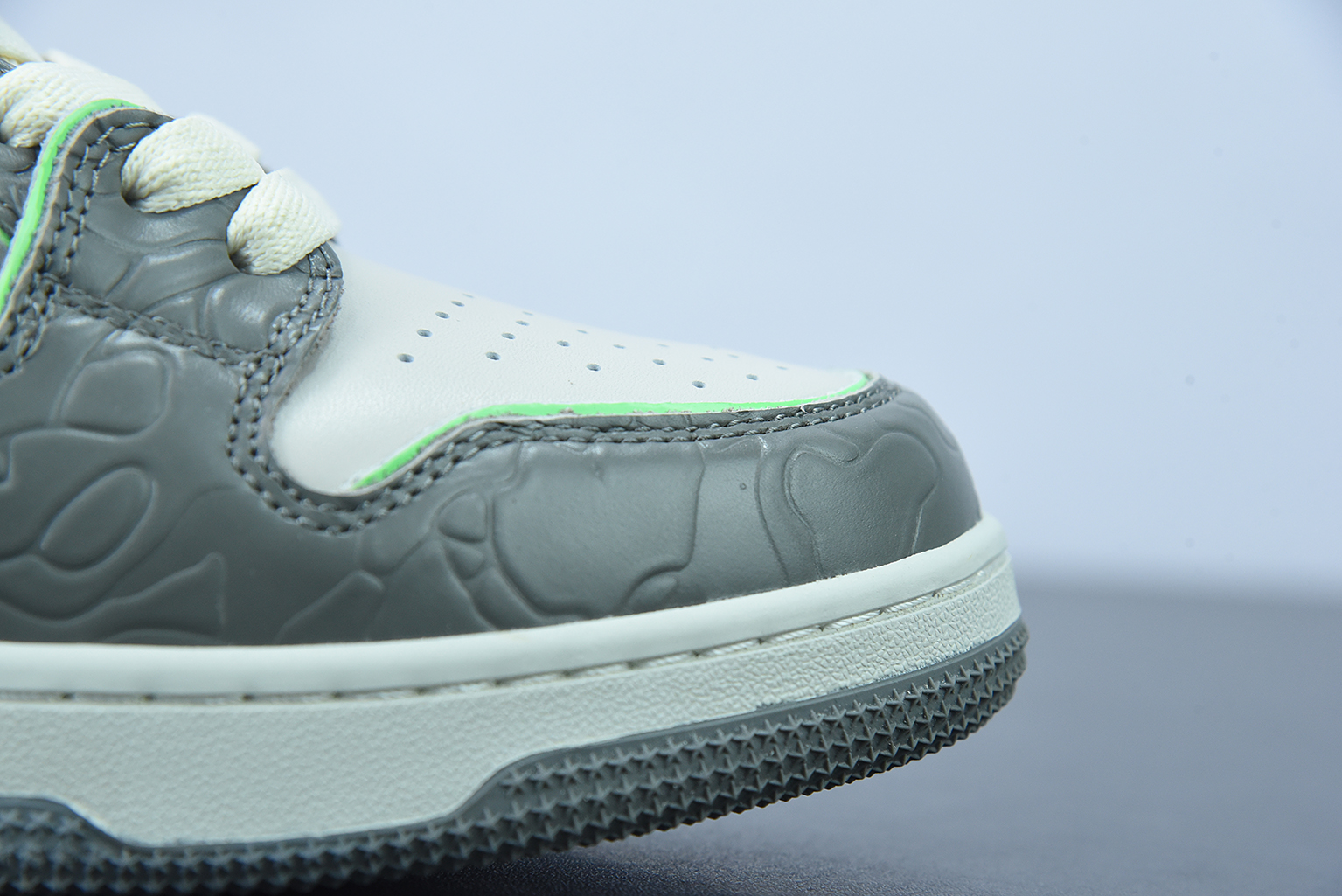 A Bathing Ape Bape SK8 Sta Grey Green 1G70191034