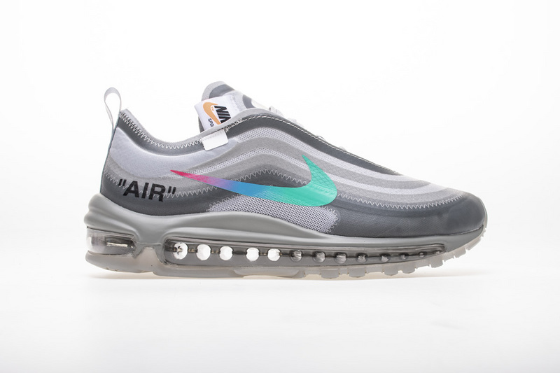OFF WHITE X Nike Air Max 97 “Wolf Grey Menta” AJ4585-101