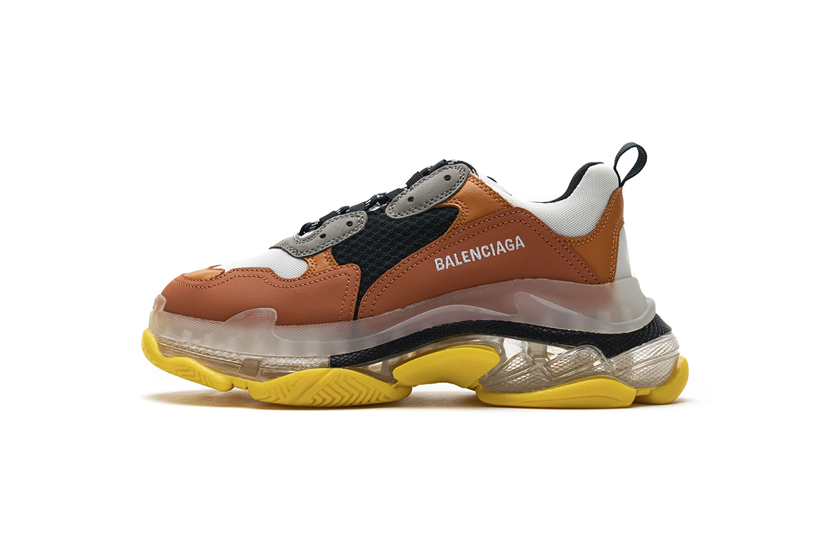 Ba***ci*ga Triple S Black Orange  541624 W09E1 1766