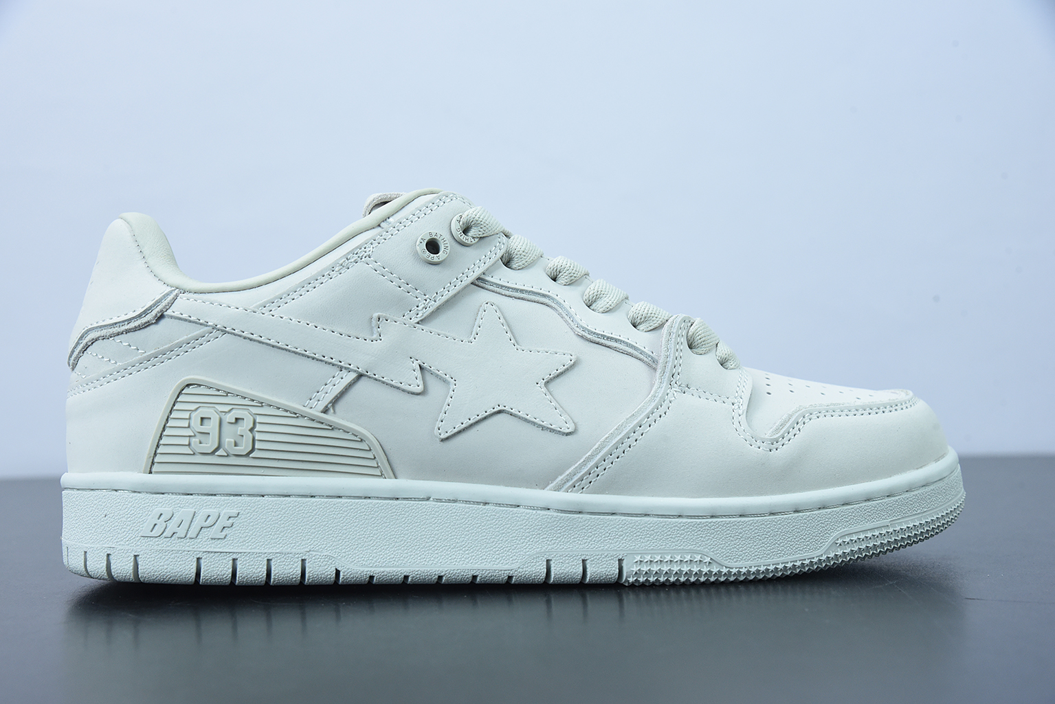 A Bathing Ape Bape SK8 Sta Triple White 1G801009I