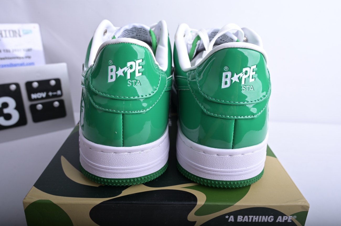 A Bathing Ape Bape Sta Low Green 1H70191001