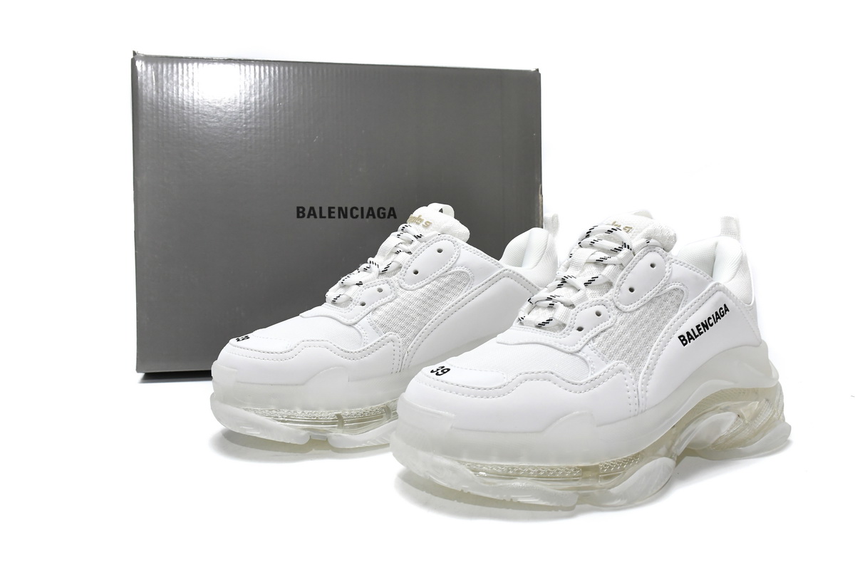 Ba***ci*ga Triple S White   544351 W0901 9002