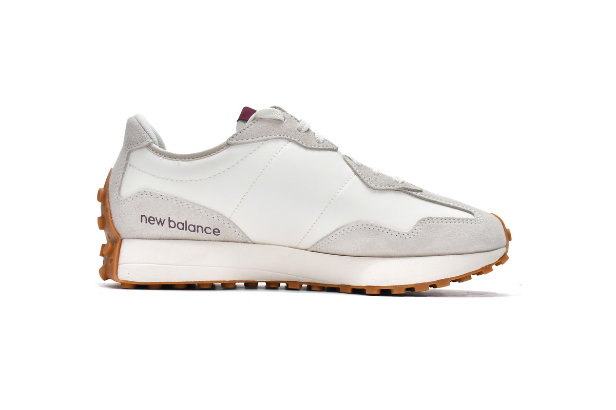 N*w B*lance 327 White Dark Red  WS327KA