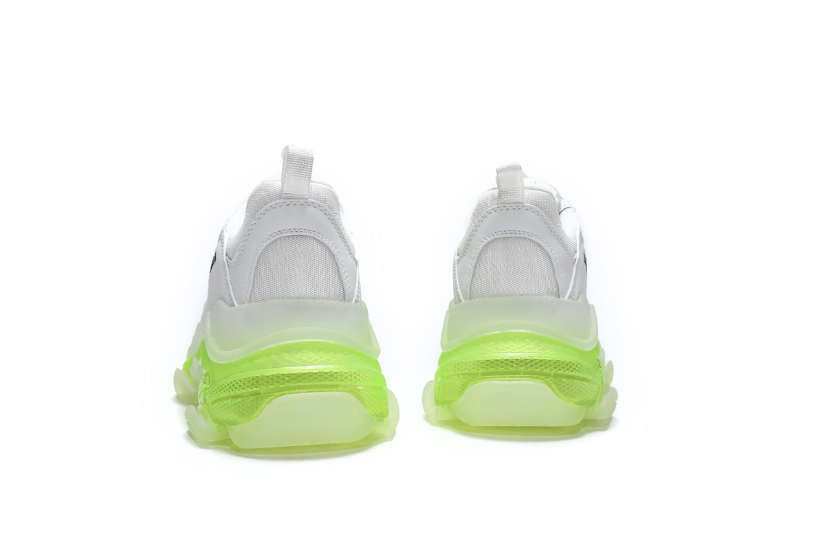 Ba***ci*ga Triple S White Green   544351 W0901 9010