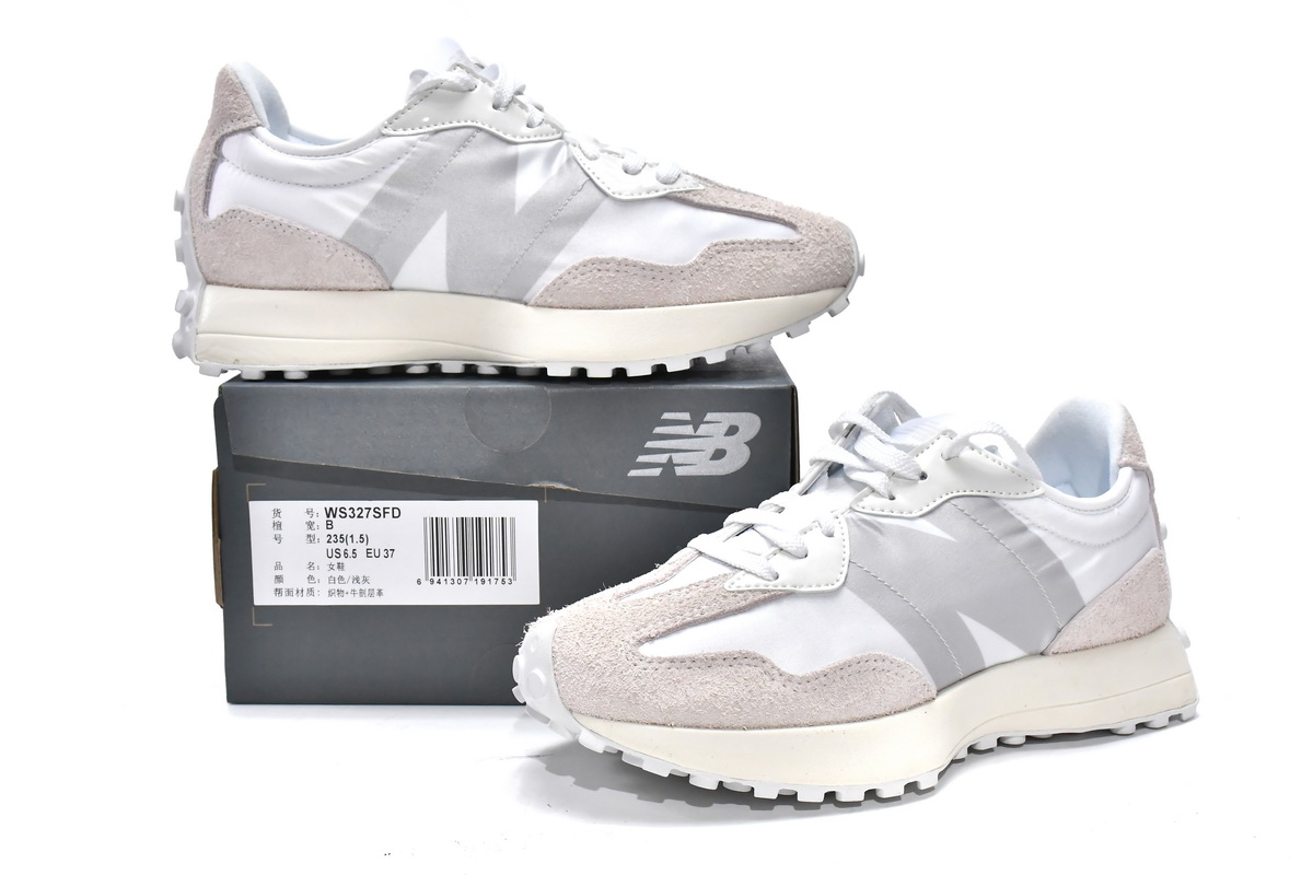 N*w B*lance 327 White Moonbeam  WS327SFD