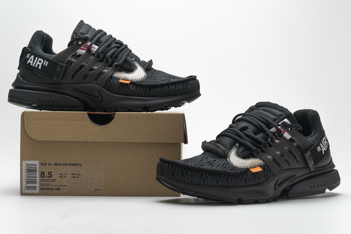 OFF-WHITE x Nike Air Presto Black AA3830-002