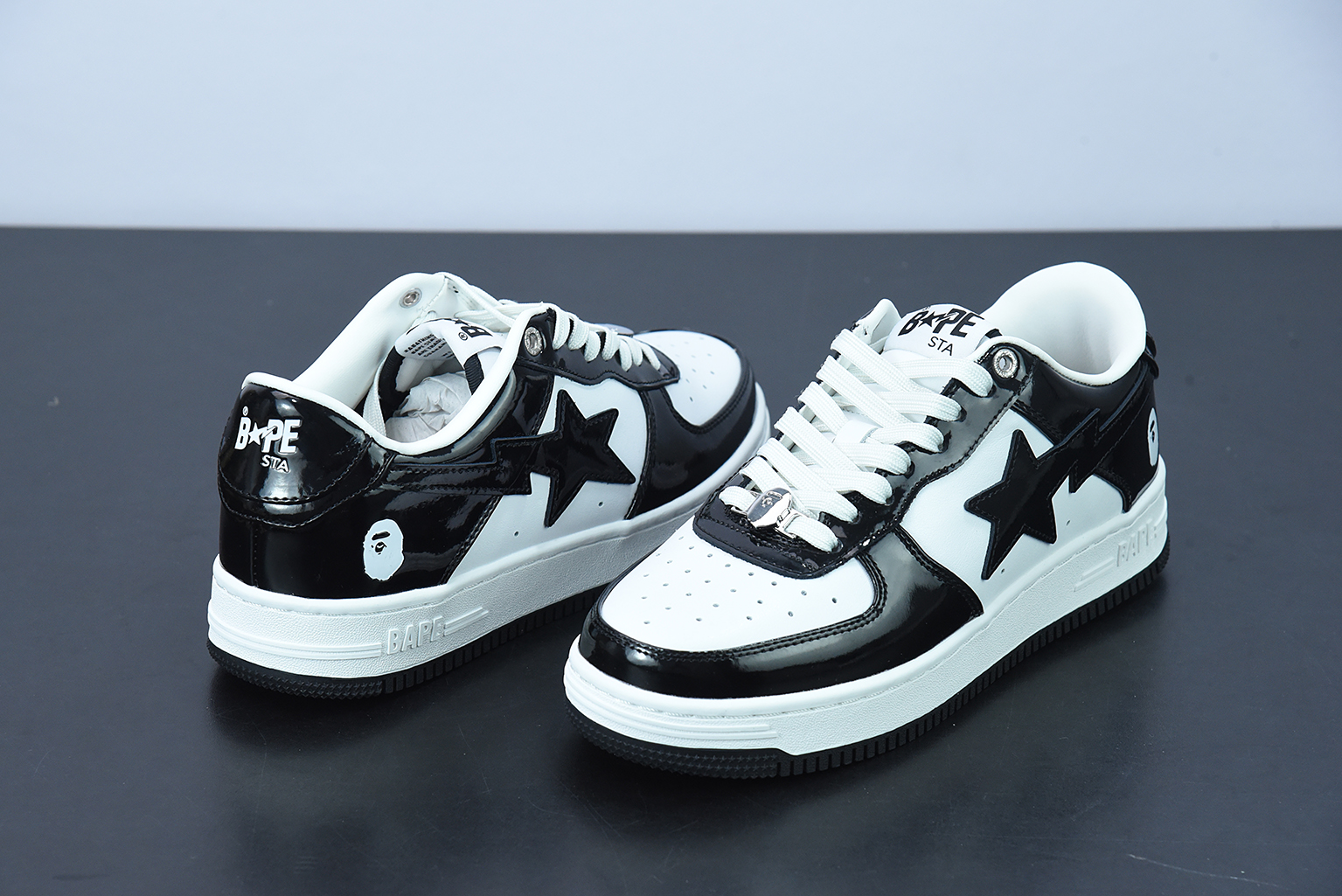 A Bathing Ape Bape Sta Low Black 1H70191001