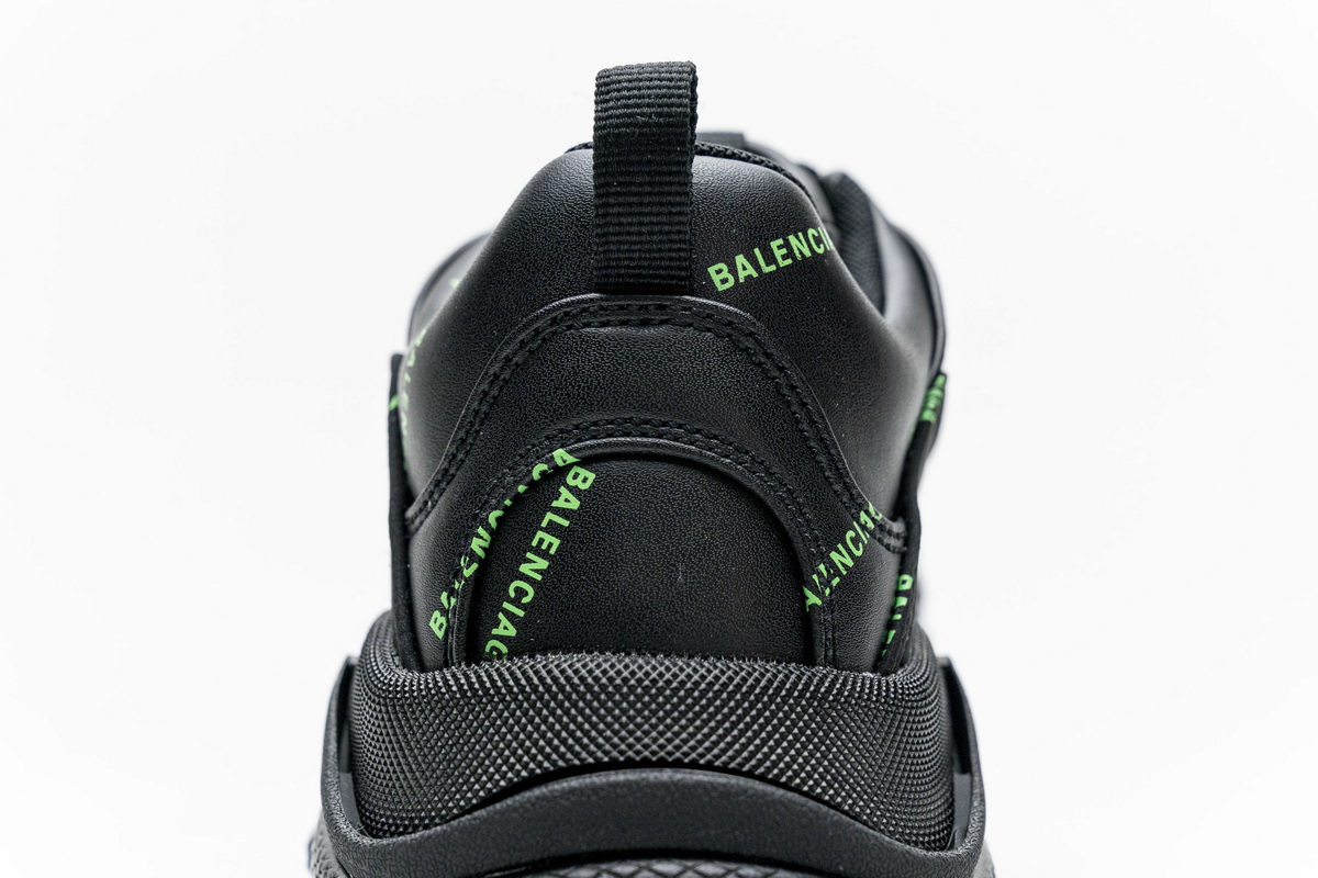 Ba***ci*ga Triple S Letter Fluorescent Yellow  524039 W2FA1 7633