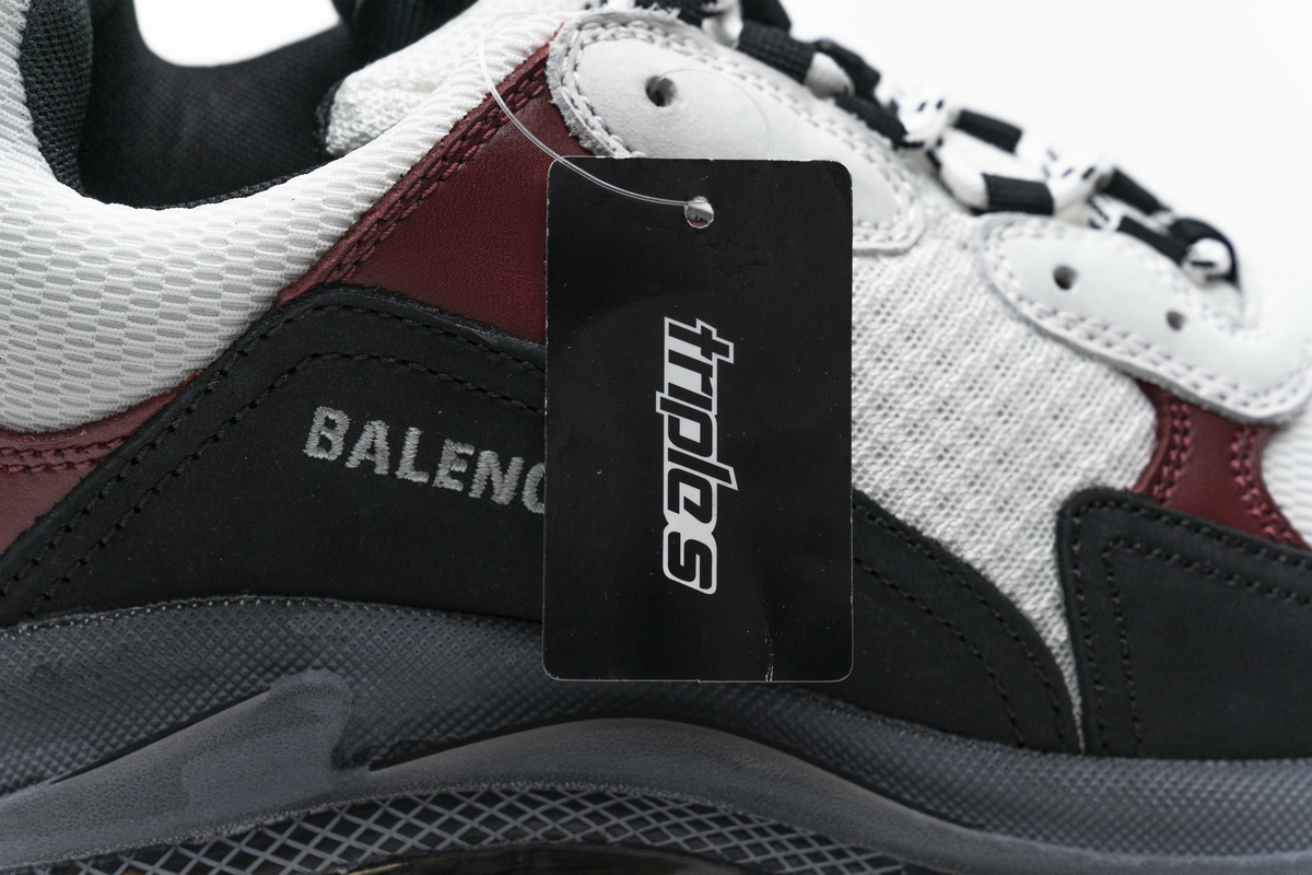 Ba***ci*ga Triple S Black Brown Red  541624 W09O1 2268