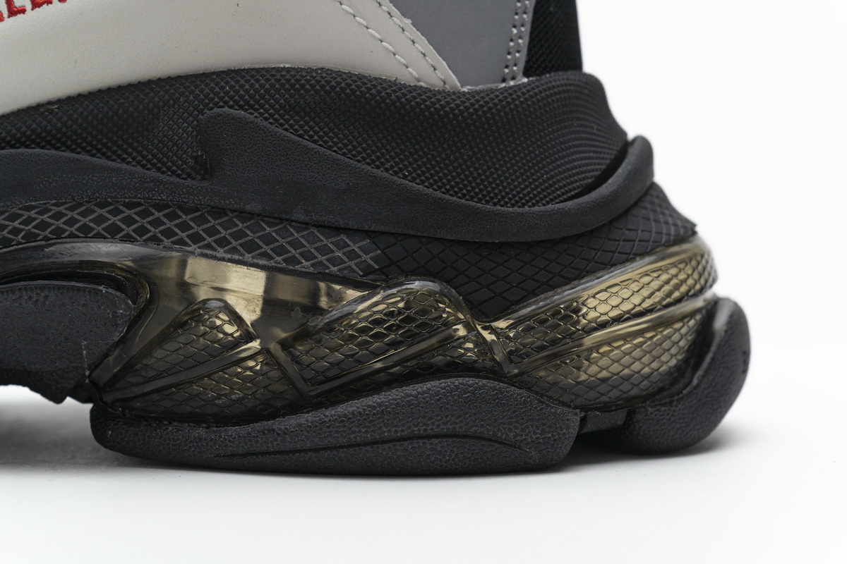 Ba***ci*ga Triple S Black Silver  541624 W09E1 7320