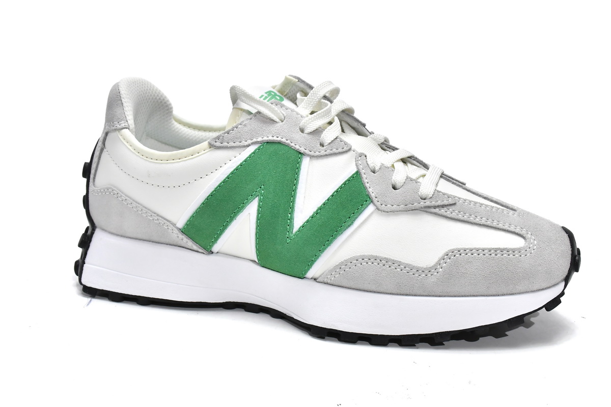 N*w B*lance 327 White Green   WS327LG