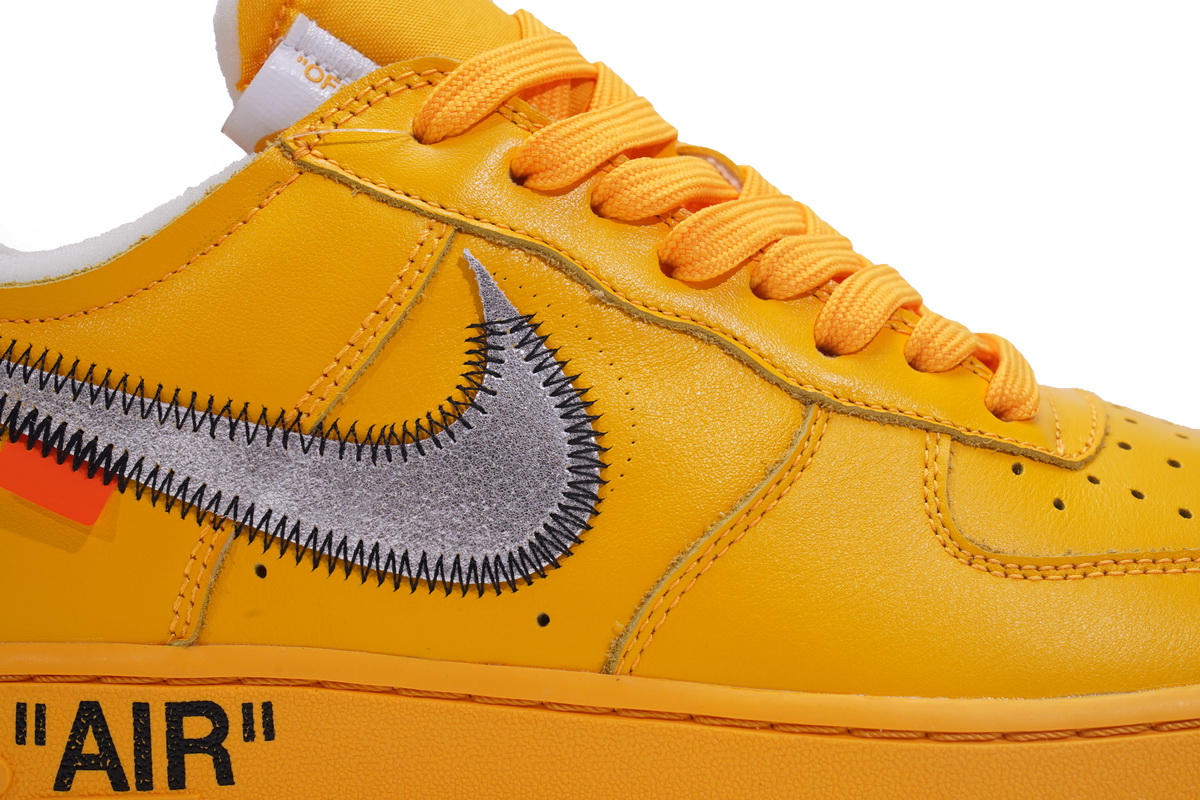 Off-White x Nike Air Force 1 Low University Gold DD1876-700