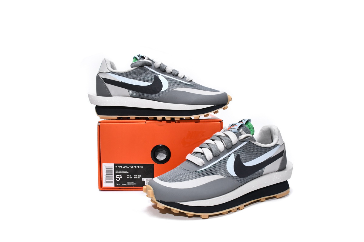 Sacai x Nike LDWaffle Blue Multi Grey DeconStrucTion DH3114-001