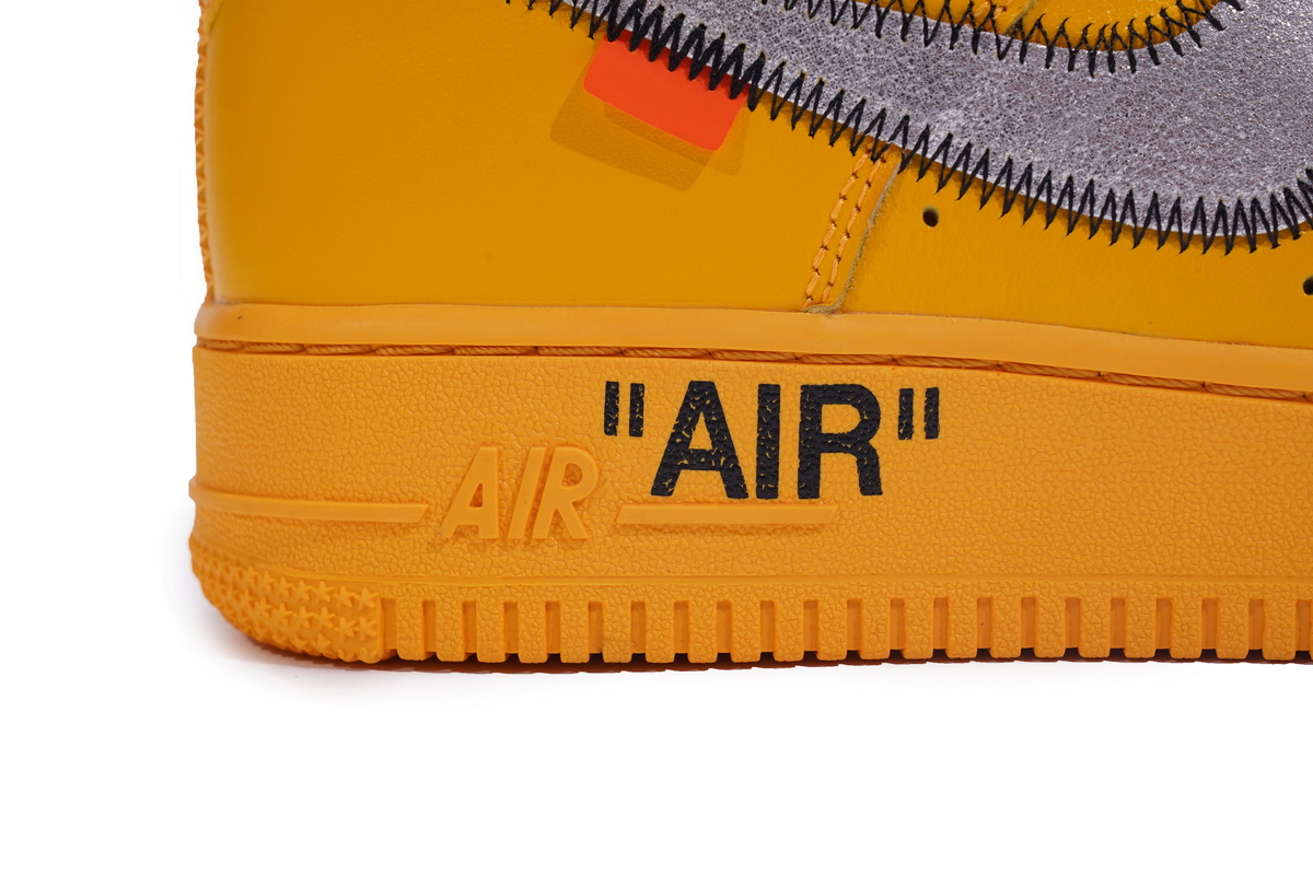 Off-White x Nike Air Force 1 Low University Gold DD1876-700