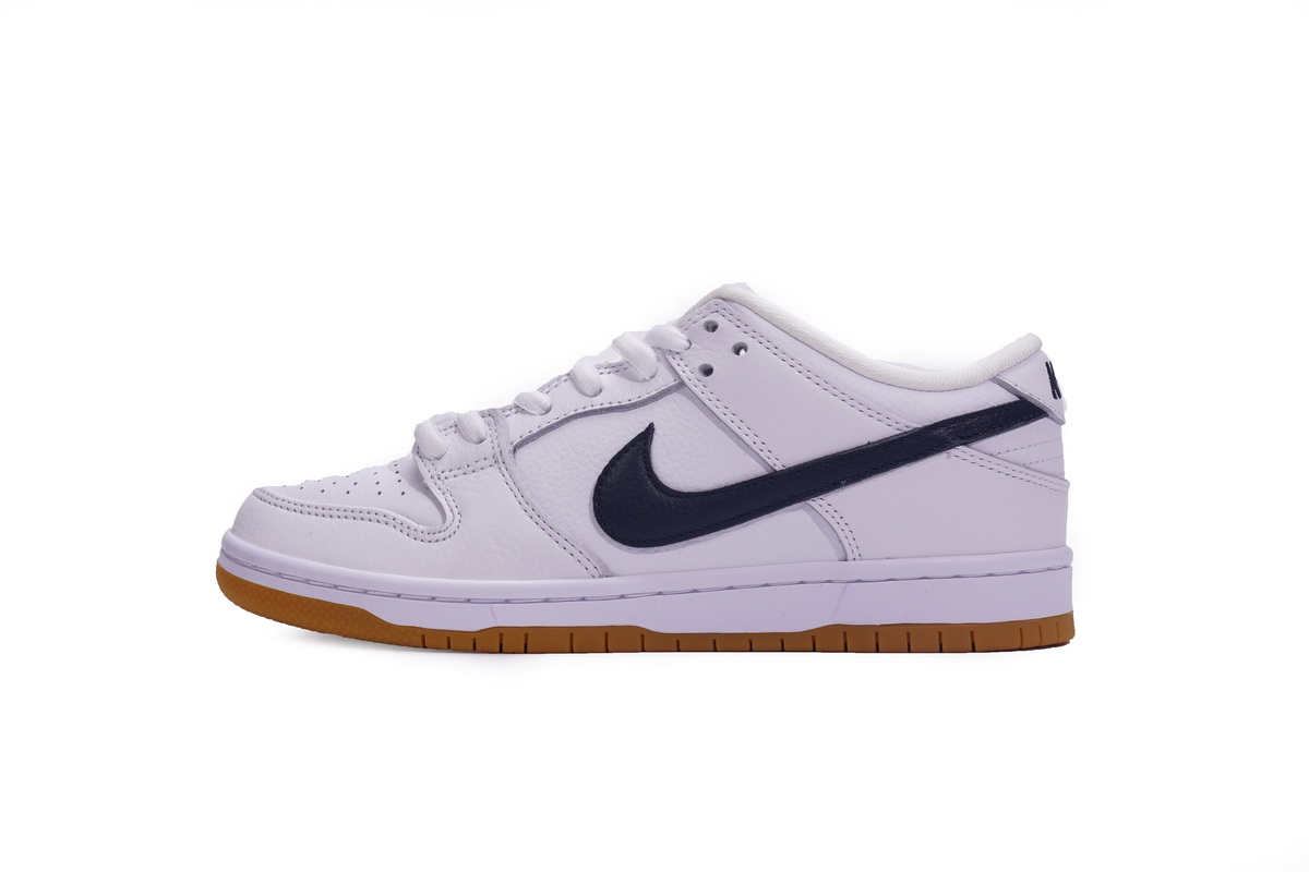 Nike SB Dunk Low Pro Orange Label White Navy  CZ2249-100