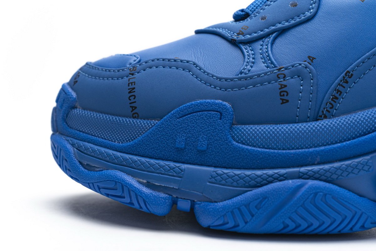Ba***ci*ga Triple S Letter Blue  536737 W06E2 0848