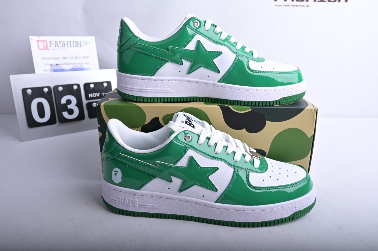 A Bathing Ape Bape Sta Low Green 1H70191001