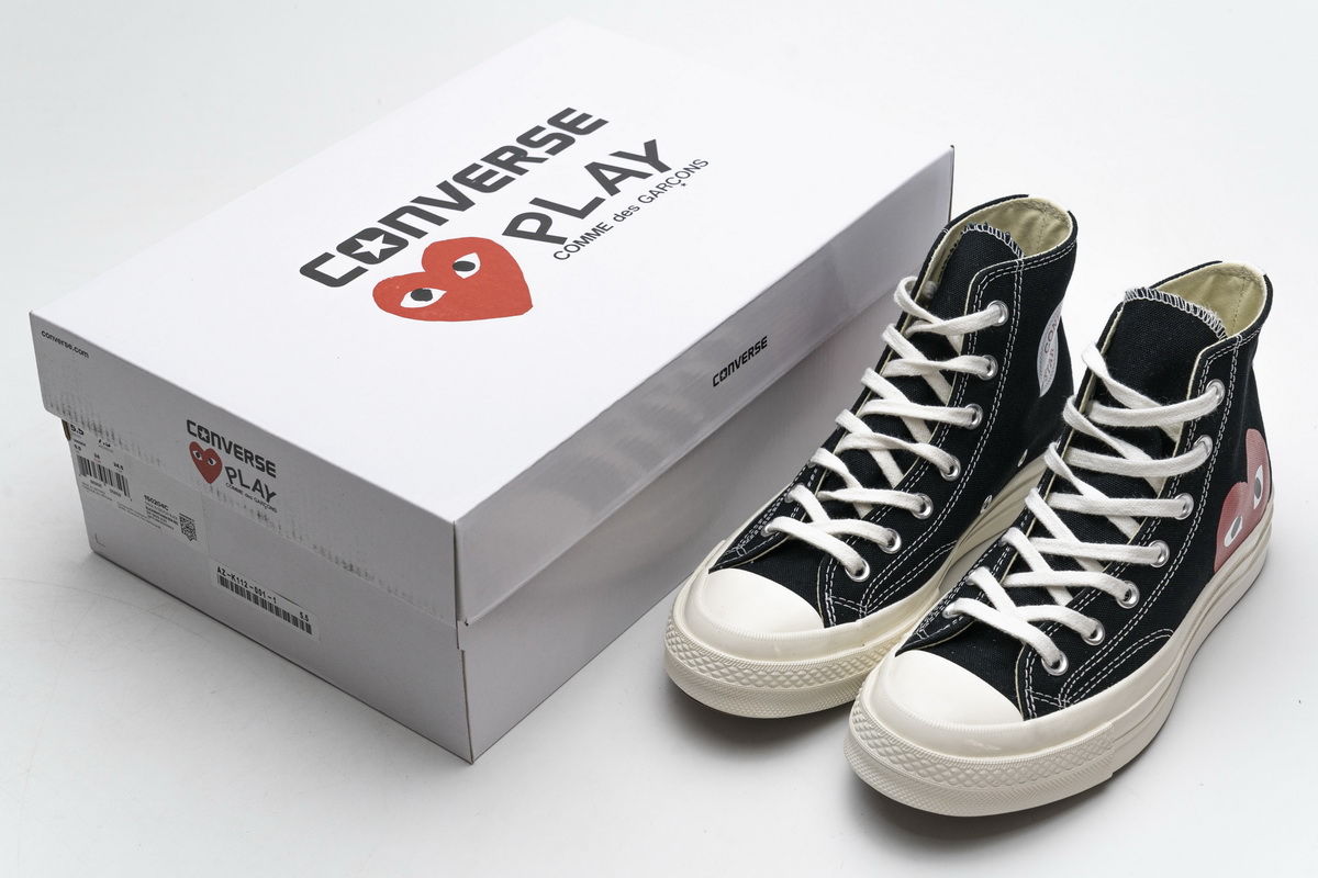 CDG Play x Converse Chuck Taylor All Star 70 High Top   150204C