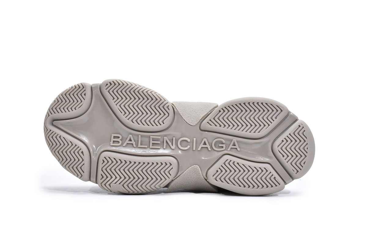 Ba***ci*ga Triple S Letter Beige  524039 W2FA1 9710