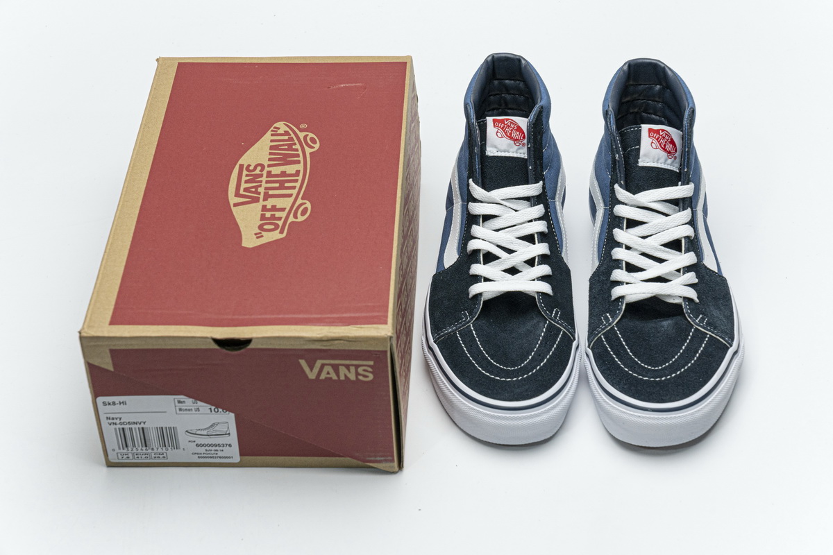 NVY VANS SK8-Hi Navy   VN-0D5I