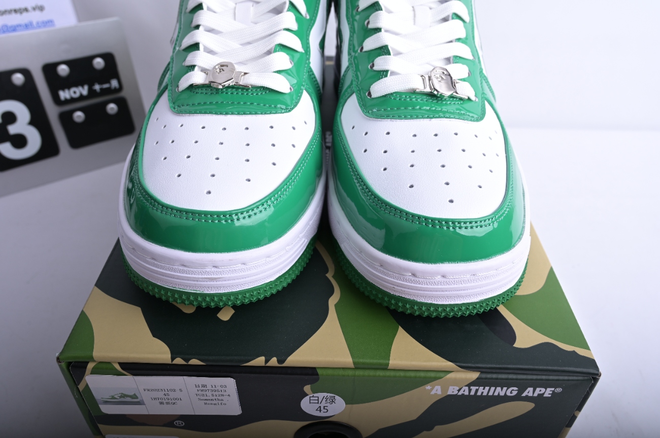 A Bathing Ape Bape Sta Low Green 1H70191001
