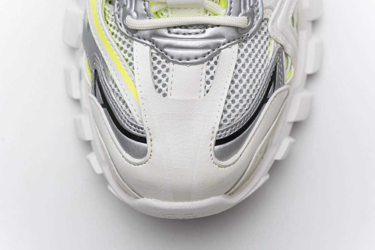 Ba***ci*ga Track 2 Sneaker White Fluo Yellow   568515 W2ON3 9073