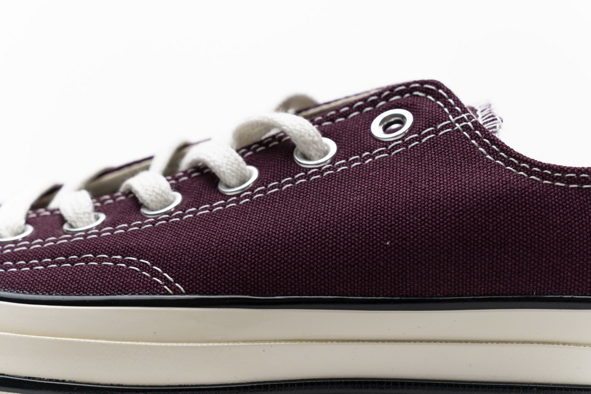 Converse Chuck 70 OX Dark Burgundy Black Egret  162059C